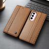 Флип-чехол Napa Inner Grid из натуральной кожи для Samsung Galaxy A05 A05S A15 A25 A35 A55 A16 A26 A36 A56 5G, чехол для телефона, кардхолдер