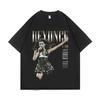 Высококачественная летняя новая унисекс футболка KAOS BEYONCE Футболка актрисы Певица Группа Музыка Короткий рукав Ретро Мода Мягкая футболка