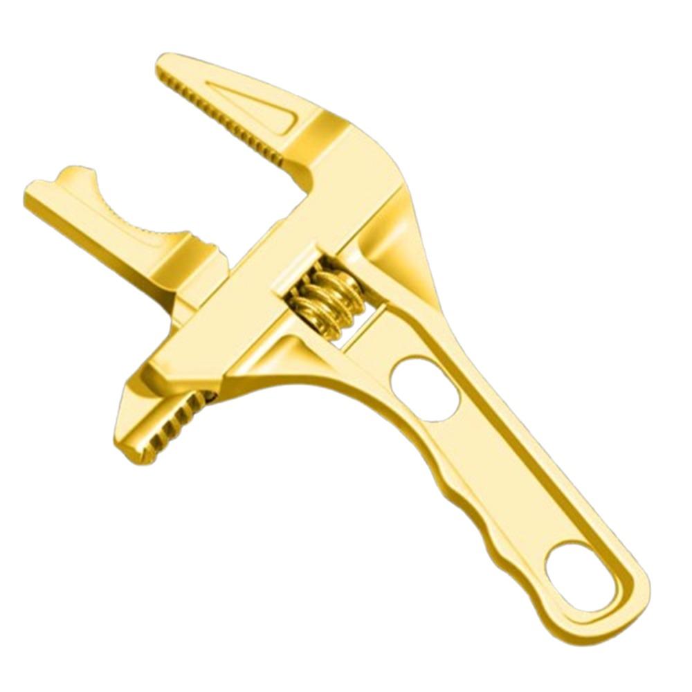 Large Opening Bathroom Pipe Spanner Adjustable Plumbing Wrench Adjustable Wrench  Toilet Sink