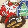 DIY Christmas Cartoon Embroidery Stickers Snowman Stickers Holiday Gift Baby Clothes Doll Stickers