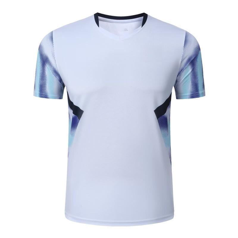 Quick-Dry Badminton Shirt Men Women Kids Breathable Sport Tee With Custom Print Stripe Design