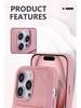 Кожаный чехол-подставка с магнитом и слотом для карт для iPhone 17