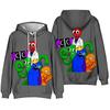 19 Colors Rainbow Friends Cartoon Printed Men Women Hoodies Autumn Casual Pullover Sweats Hoodie Fashion Sweatshirts Hip Hop Sweatshirt Clothes