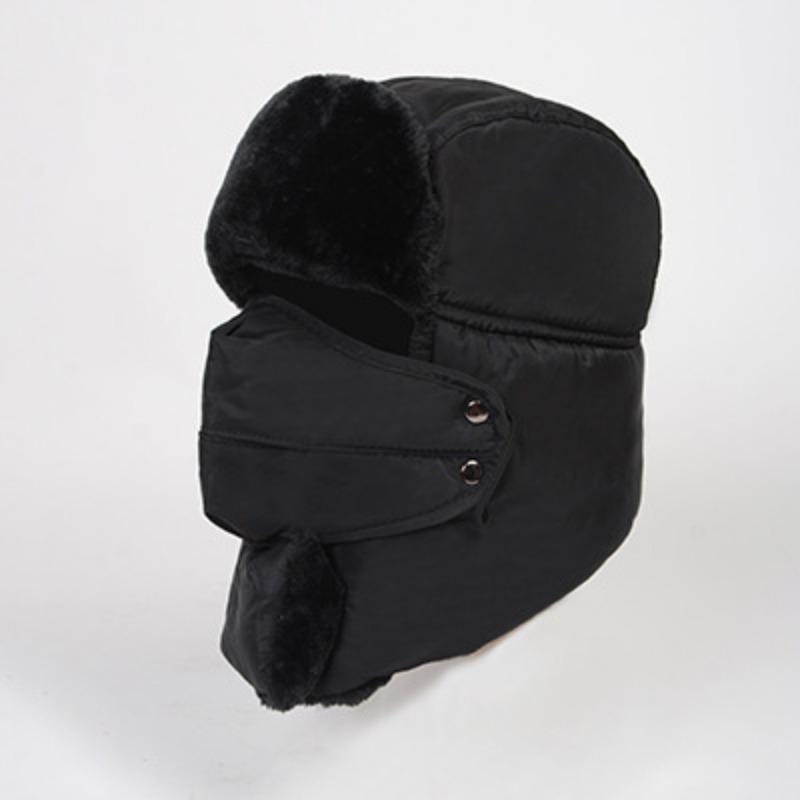 Шапка Thunderbird для мужчин, зимняя, теплая, детская, хлопковая, детская, для езды на велосипеде, красная, с пентаграммой, толстая, для холодной погоды