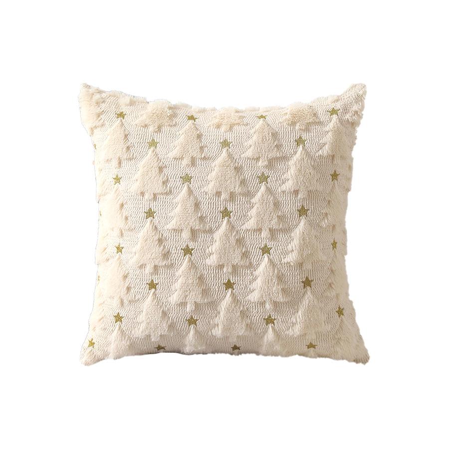 Christmas Tree Sequin Pillow Cover Holiday Decor Cushion Case Xmas Throw Pillow Cover For Sofa Couch Home Decor No Insert