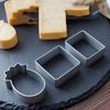 With Pusher Biscuit Cutters Floral Heart Shape Cookie Press DIY Pastry Cutter Mold  Kitchen