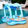 Large Thickened Eco-friendly PVC Children's Cartoon Car Inflatable Water Swimming Seat Ring for Baby and Kids