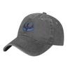 Vintage Rebel Loon Blue Bird Baseball Cap Unisex Style Distressed Cotton Snapback Hat  Outdoor Activities Gift Hats Cap