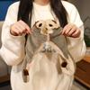 33Cm Sugar Glider Soft Flying Squirrel Toy Long Tail Sugar Possum Stuffed Toy Hand Center Pets Funny Gift Home Halloween Decor