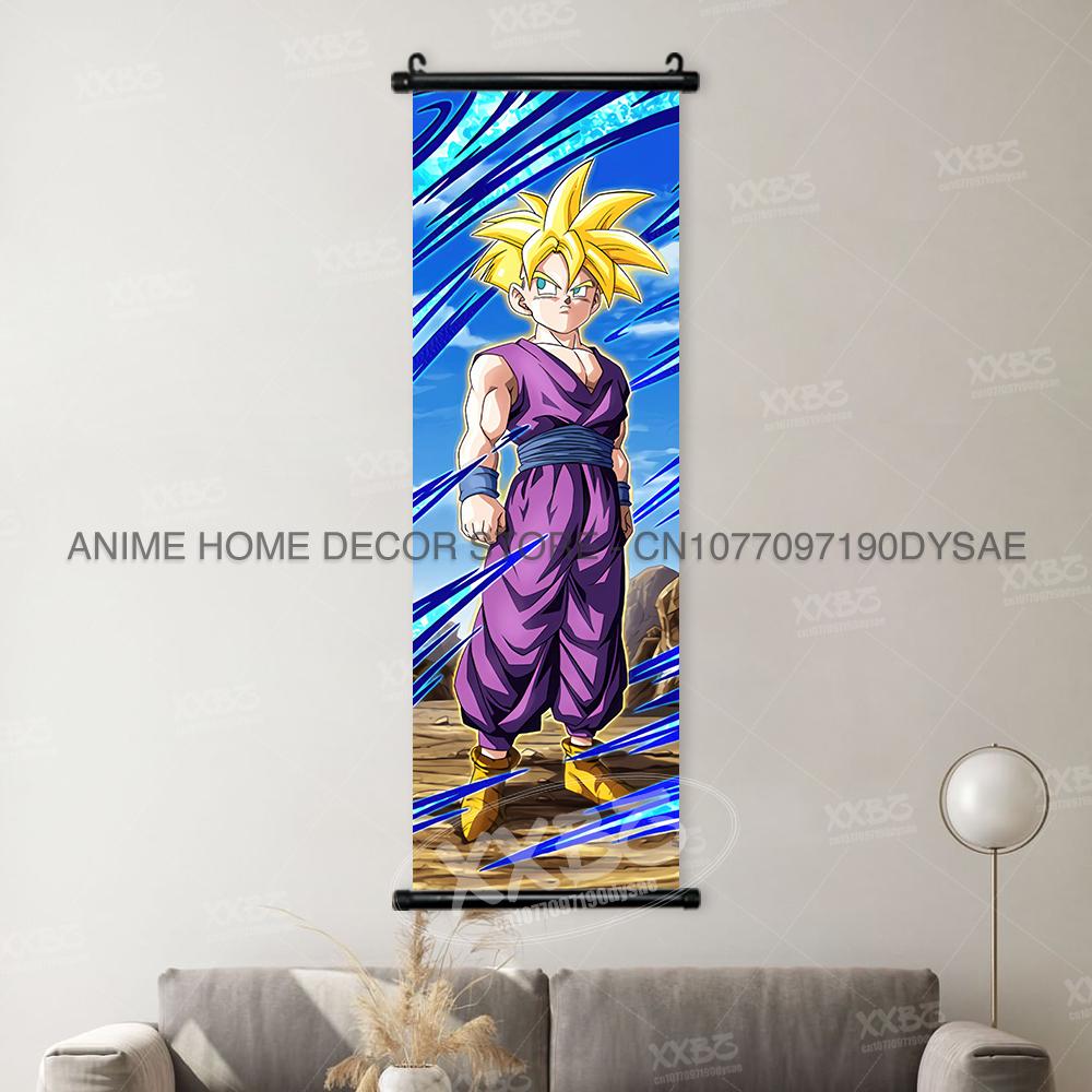Постеры Dragon Ball Рикум Аниме Картинки Капитан Гинью Свитки Картины Маджин Бу Уличные Арт Готенкс Домашний Декор Гоку Обои