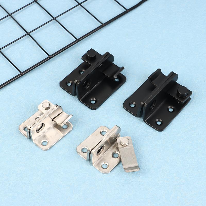 Stainless Steel Sliding Door Lock Bolts Anti-Theft Catch Lock Sliding Bolts Lock Padlock Clasp Gate Safety Lock Home Hardware