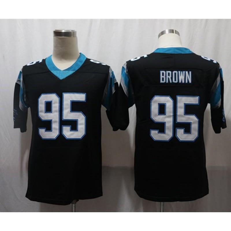 Mens NFL Carolina Panthers Football Jersey Cam Newton 1 Christian McCaffrey 22 Replica Team Uniform Fan Wear