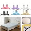 4Pcs/lot Bed Sheet Fasteners Holder Gadgets for Bed Sheet Organizer Mattress Cover Clip For Home Elastic Straps Adjustable Clips KTY
