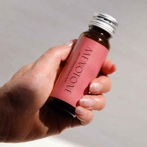 MENOTONE MenoPlacenta Beauty Drink, 14,000mg of Placenta, Collagen, Coenzyme Q10, Ornithine, Arginine, and Lysine, for Beautiful Skin, 3 Bottles (50ml