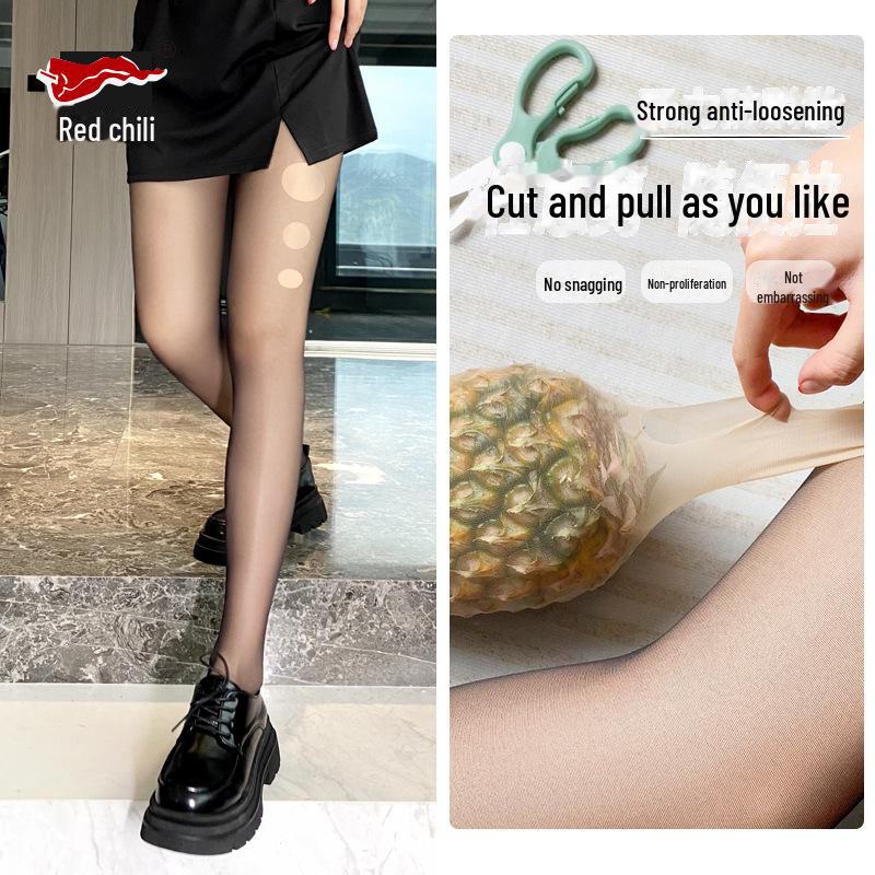 Колготки Red Pepper Ultra-Thin 0D Velvet Cut Pineapple - Сексуальные однотонные чулки