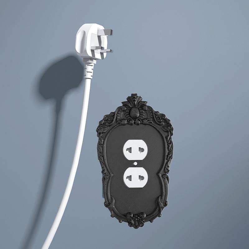 1 шт., потолочный вентилятор, переключатель, устройство, викторианский стиль, простая установка, декоративная панель для фермерского дома, готическое домашнее освещение