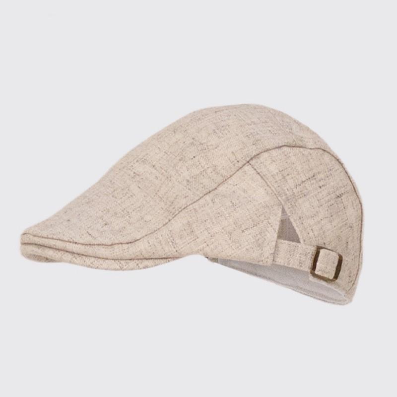 Литературная и ретро кепка вперед Осенне-зимняя шляпа Женская шляпа для большого обхвата головы, подчеркивающая лицо Маленький берет Универсальная кепка-газетчик
