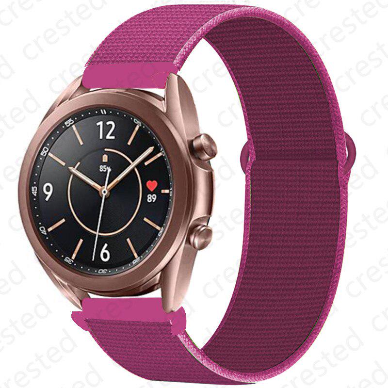 Ремешок 20/22 мм для Galaxy Watch 3/46/42 мм / активный 2 ремешка Samsung Gear S3 Frontier Sport нейлоновый браслет Huawei watch GT 2 41 45 мм
