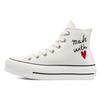 Chuck Taylor All Star Lift High Valentines Day — винтажные белые женские кроссовки Egret Black 571119C