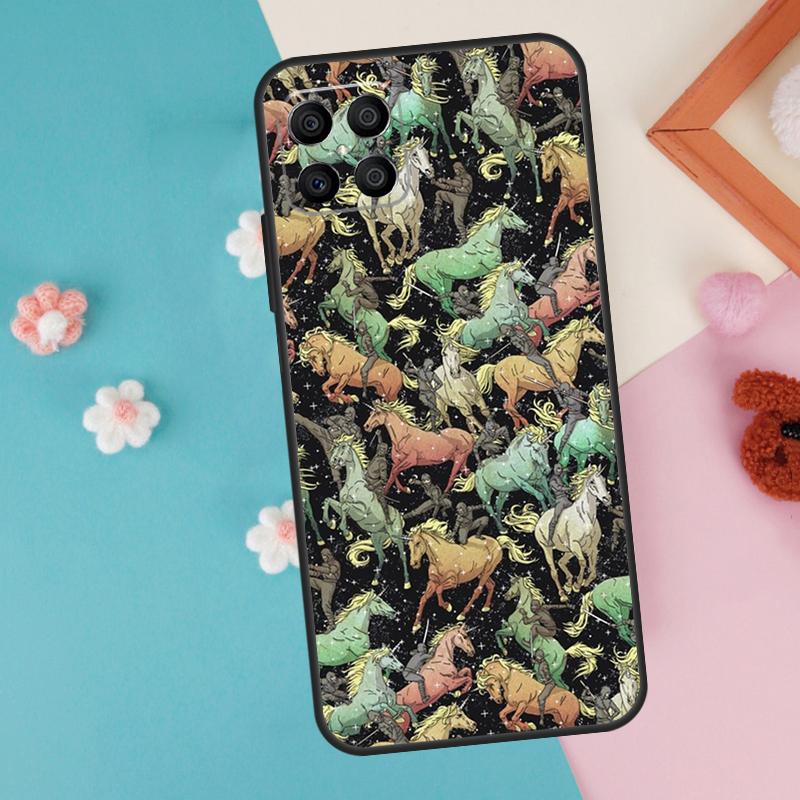 Horses Pattern Collage Case For Honor Magic 7 Lite 5 6 Pro Honor X9a X8a X8 X9 X8b X9c X9b 50 70 90 200 Lite Cover