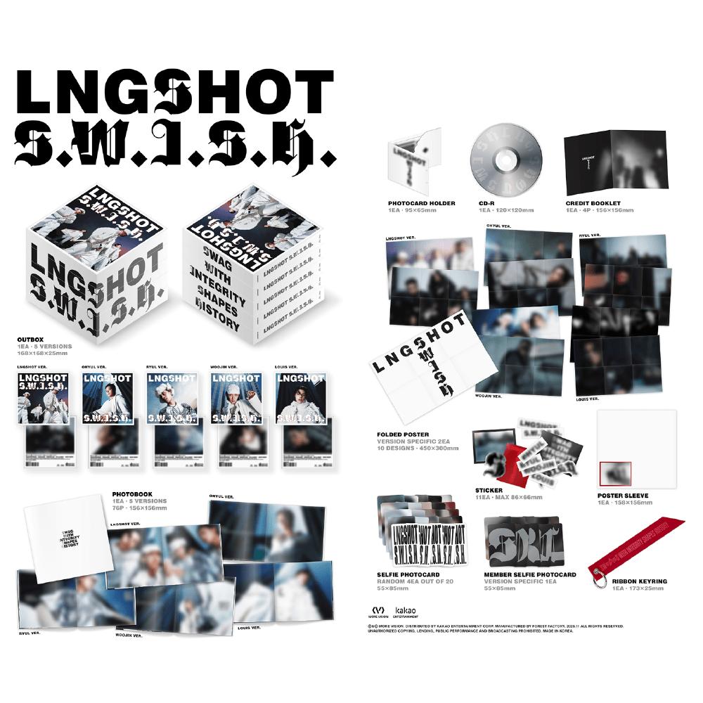 Предзаказ мини-альбома LNGSHOT S.W.I.S.H. Стандартная версия. И МАГАЗИН ПОБ