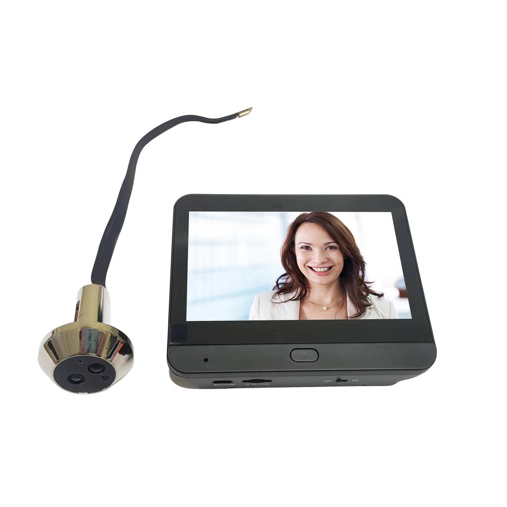 1080P Tuya Smart 2.4G WIFI цифровой дверной глазок 4,3-дюймовый цифровой беспроводной дверной звонок камера дверной глазок безопасности