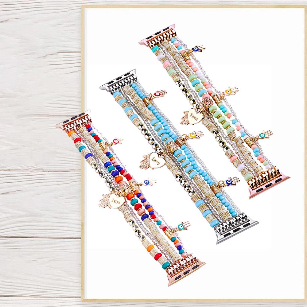 Resin Bands for Apple Watch Strap 46mm 45mm 49mm 40mm 41mm 42mm 44mm Bracelet for iWatch Series 11 10 9 8 7 SE 6 5 Ultra 3 2 1 3