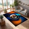 Hull City Football Print Crystal Velvet Rug, Comfortable Water Absorbent Non Slip Indoor Floor Carpet