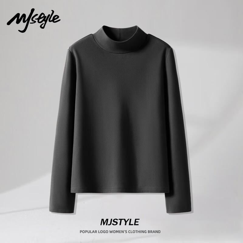 MJ STYLE Women's Lamb Fleece Round Neck Pullover Sweatshirt