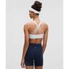 Спортивный бюстгальтер Lululemon Flexiflex с перекрещивающимися лямками *Легкая поддержка, A C Чашка Белый