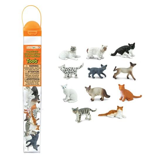 Светодиодная фигурка кошки Safari Tube, домашние кошки 699204, 1 шт., популярные игрушки в Корее