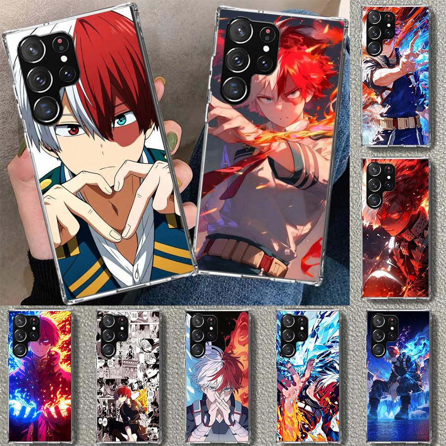 Чехол для телефона Todoroki Shoto MHA My Hero для Samsung Galaxy S26 S25 Edge S24 S23 Ultra S22 Plus S21 FE S20 + Арт Индивидуальный F