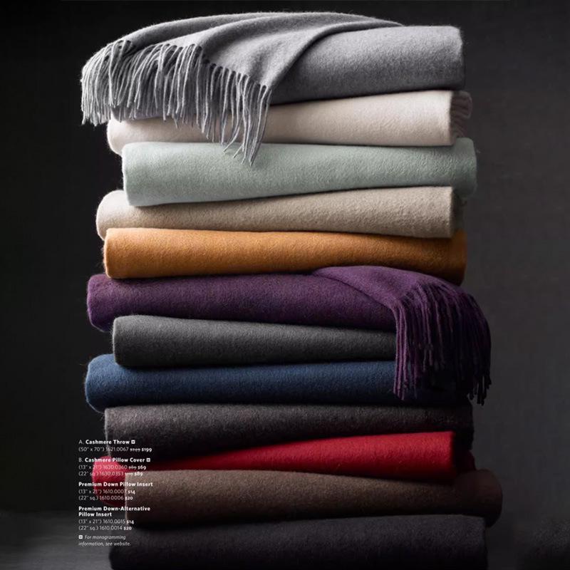 Gerunsi Cashmere Scarf: High-Grade Warm, Thick Winter Shawl for Women and Men