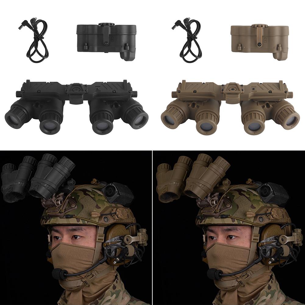 GPNVG 18 Night Vision Goggle Tactical Head Binocular Model Модель четырехглазого прибора ночного видения для косплейных тактических игр