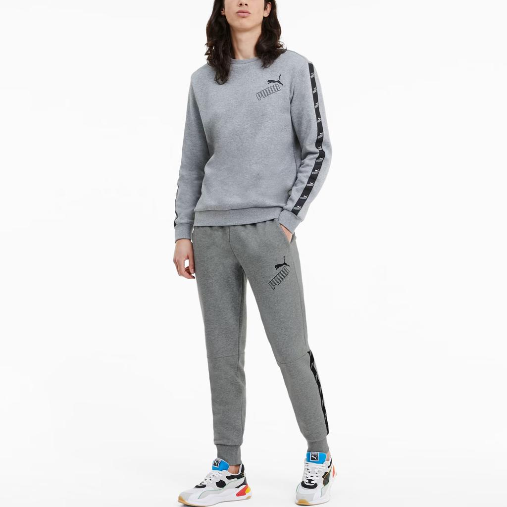 Puma Усиленные Минималистичные Шнуровка Удобные Универсальные Вязаные Спортивные Штаны Мужские низ 583525-03