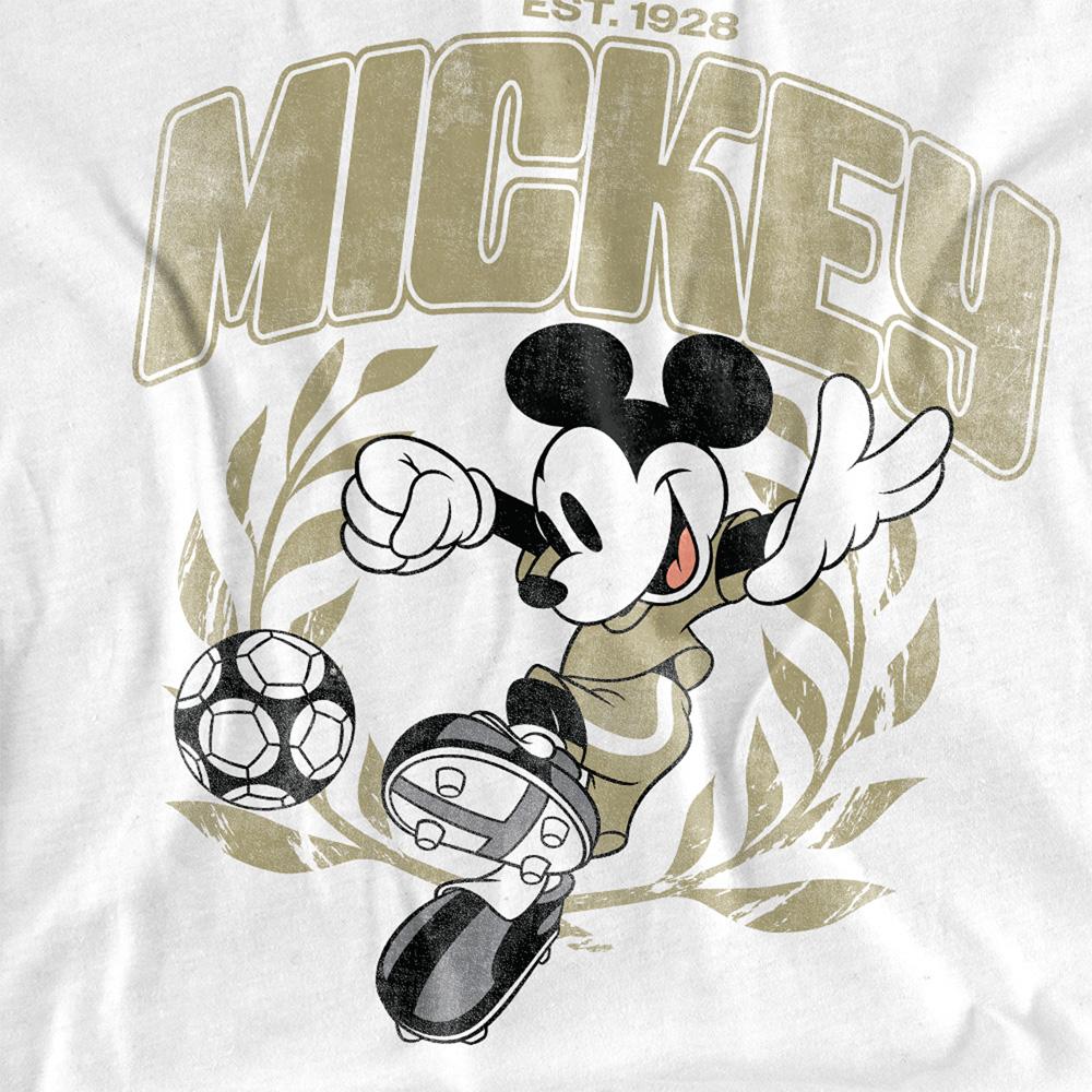 Disney Childrens/Kids Mickey Mouse Laurel Football T-Shirt