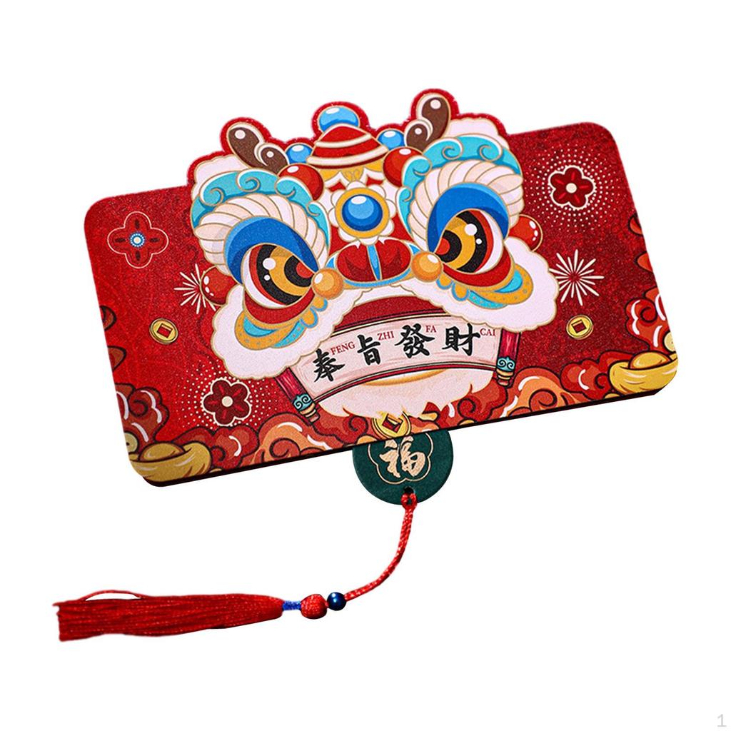 Красный конверт на китайский год, лунные счастливые деньги, пакет Hong