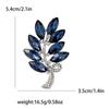 Fashion Vintage Crystal Wheat Brooch Niche Premium Women'S Dress Suit Accessories Rhinestone Pin