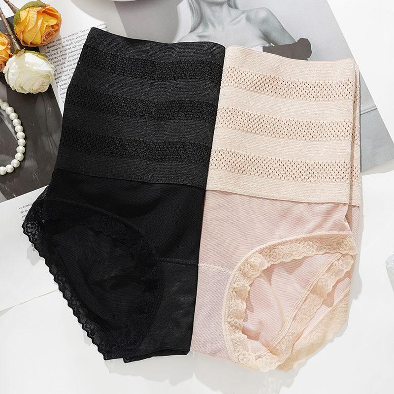 Новый стиль с высокой талией, дышащие утягивающие трусы для живота, послеродовые трусы, утягивающее белье для красоты и подтяжки бедер, корректирующее фигуру