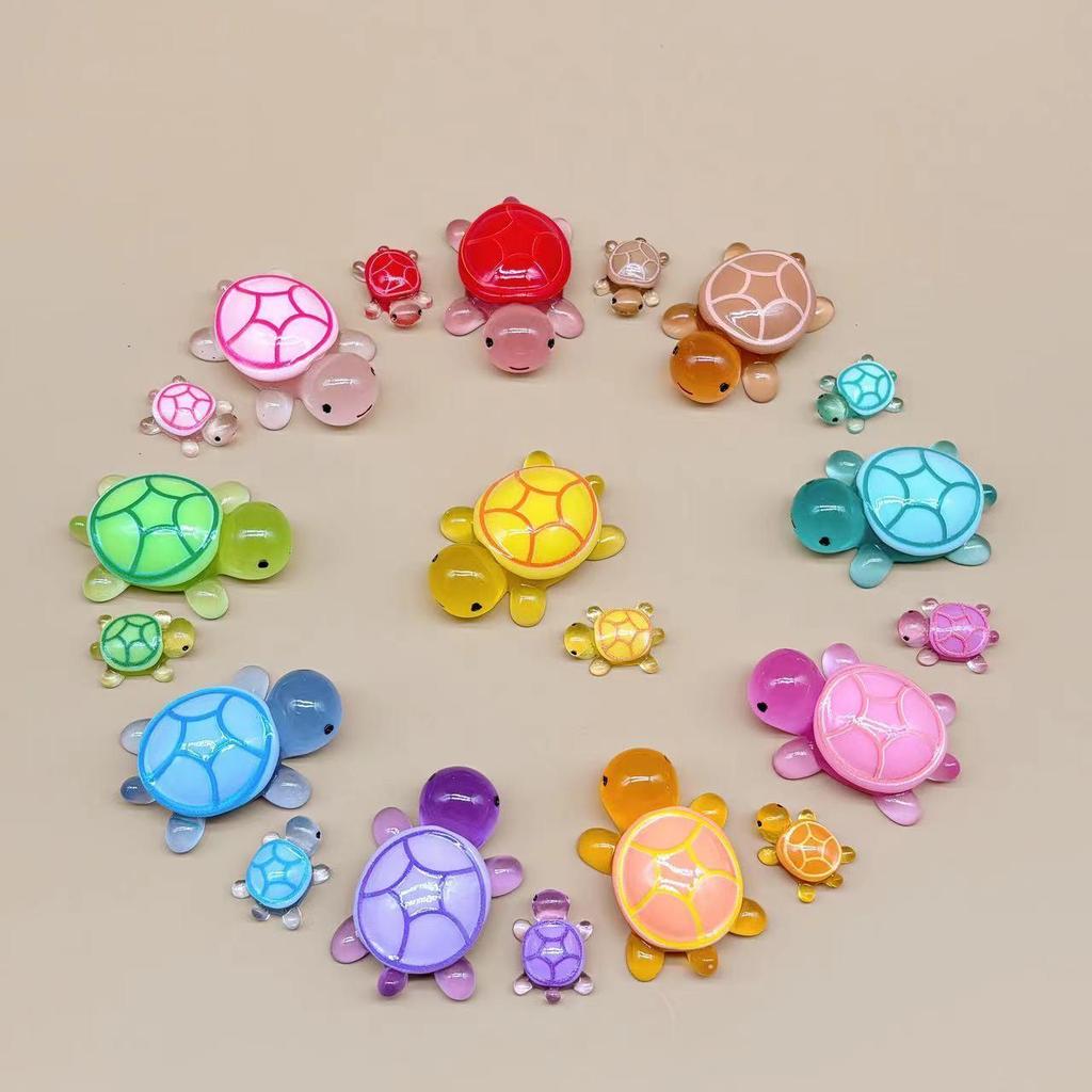 Светящиеся миниатюрные украшения в виде черепахи: Набор для подвесного декора на рабочий стол своими руками