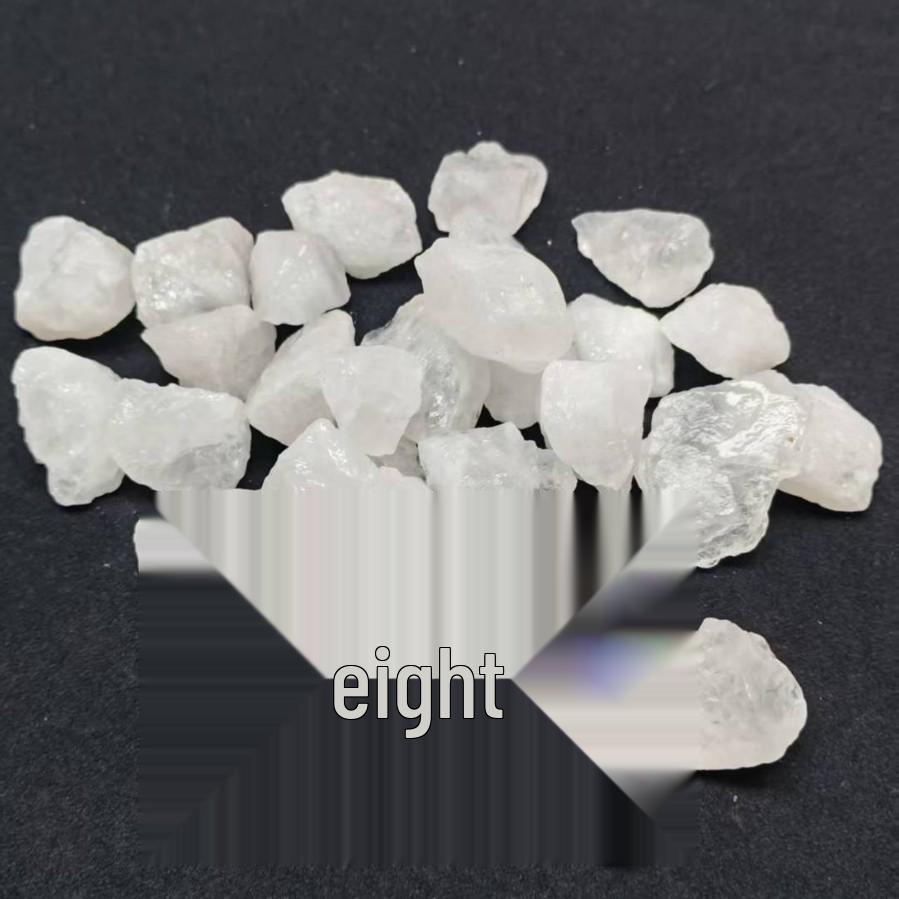 Natural Crystal Incense Diffuser: Raw Stone Indoor Decoration with Crushed Mineral Salt.