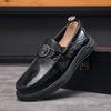Мужская обувь, весенние мужские туфли в британском стиле, деловые повседневные кожаные туфли, шапочки с одной педалью, мужские туфли для сноуборда, рабочая обувь
