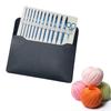 Tunisian Crochet Hook Set 3.0mm-10.0mm Interchangeable Circular Knitting Needle with Storage Bag Knitting Tool