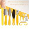 10 Piece Set Of Household Foot Scraper For Removing Dead Skin And Rubbing Foot Plates