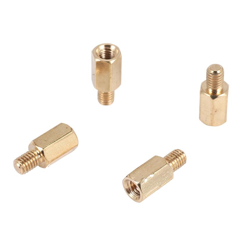 2025 Тренд 50 шт. ПК PCB Материнская плата Латунная стойка Шестигранная прокладка M3 7+4 мм