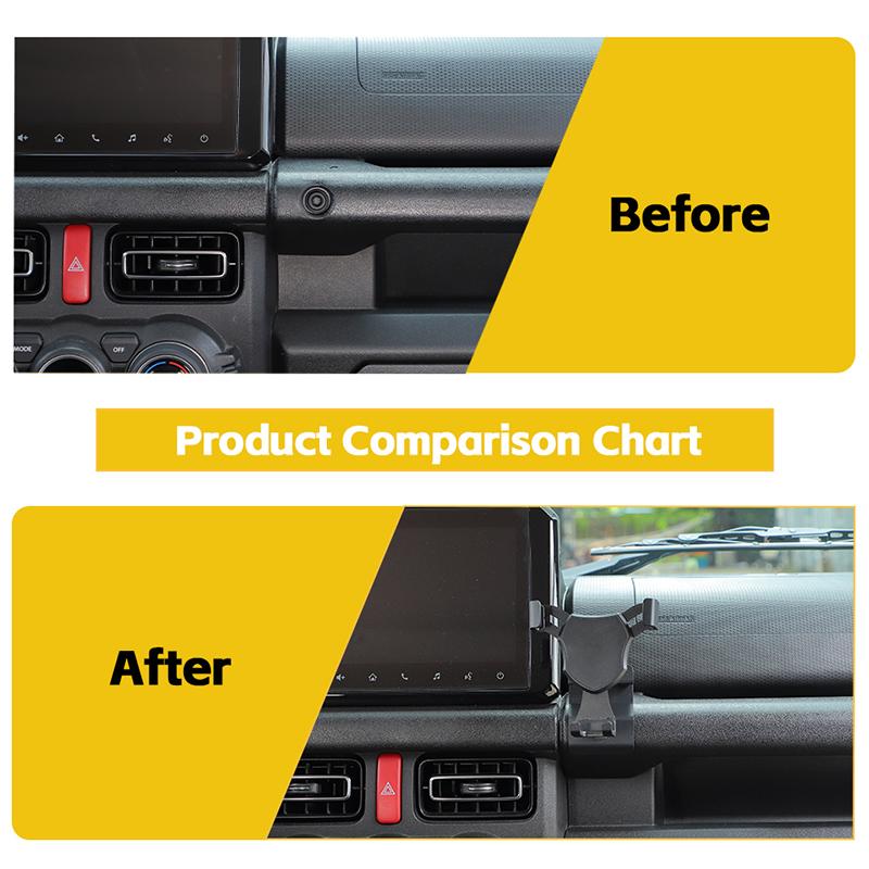 Автомобильный кронштейн для мобильного телефона, подставка для GPS-телефона, подходит для Suzuki Jimny 2019 2020 2021, аксессуары для салона автомобиля