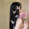 Retro Super Fairy Butterfly Hairpin Female Side Broken Hair Mori Fairy Beauty Hairpin Clip Headgear Hair Accessories Temperament Advanced Sense
