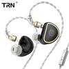 TRN Ear -in -line Wired Headphones 10mm Square Tablet Moving Iron Unit High Analysis HIFI Listening To The Earplugs Listening To The Earplug