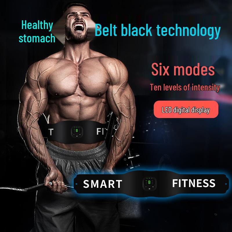 EMS Fitness Waist Belt: Smart Abdominal Sticker & Tummy Tuck Exerciser for Home Use