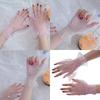 Sparkling Star Glitters Arm Covers Wrist Cuff Arm Sleeves For Nail Artists Breathable Mesh Photography Hand Accessory